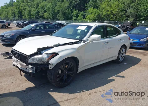 2013 Infiniti M37X z USA, uszkodzony, nr VIN JN1BY1AR1DM604940